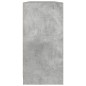 vidaXL Estantería con puertas madera de ingeniería gris 204x37x75 cm vidaXL Estantería con puertas madera de ingeniería gris 204x37x75 cm