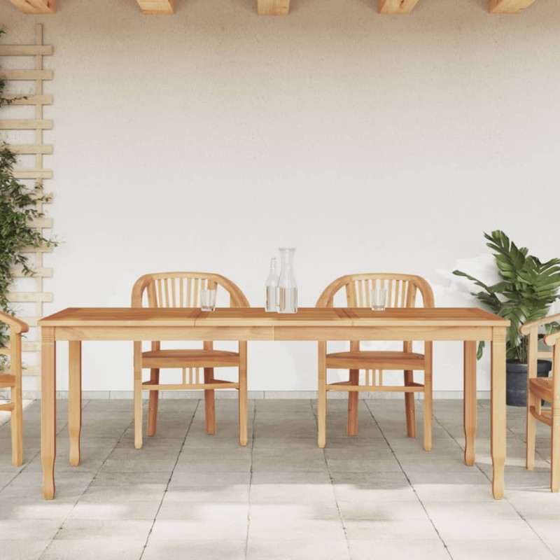 vidaXL Mesa de comedor de jardín madera maciza de teca 200x90x75 cm vidaXL Mesa de comedor de jardín madera maciza de teca 200x90x75 cm