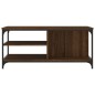 vidaXL Mesa de centro madera contrachapada roble marrón 100x50x45 cm vidaXL Mesa de centro madera contrachapada roble marrón 100x50x45 cm