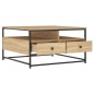 vidaXL Mesa de centro madera de ingeniería roble Sonoma 80x80x45 cm vidaXL Mesa de centro madera de ingeniería roble Sonoma 80x80x45 cm