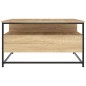 vidaXL Mesa de centro madera de ingeniería roble Sonoma 80x80x45 cm vidaXL Mesa de centro madera de ingeniería roble Sonoma 80x80x45 cm
