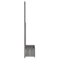 vidaXL Jardinera con enrejado madera maciza de abeto gris vidaXL Jardinera con enrejado madera maciza de abeto gris