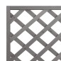 vidaXL Jardinera con enrejado madera maciza de abeto gris vidaXL Jardinera con enrejado madera maciza de abeto gris