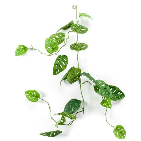 Emeral Guirnalda de Monstera monkey artifical 120 cm