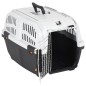 vidaXL Transportín de mascota puerta metal polipropileno 48x31,5x31 cm