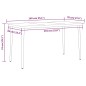 vidaXL Juego de comedor de jardín 7 piezas gris antracita vidaXL Juego de comedor de jardín 7 piezas gris antracita