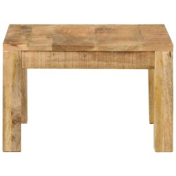 vidaXL Mesa de centro de madera maciza de mango 55x55x35 cm