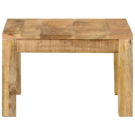 vidaXL Mesa de centro de madera maciza de mango 55x55x35 cm