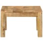 vidaXL Mesa de centro de madera maciza de mango 55x55x35 cm vidaXL Mesa de centro de madera maciza de mango 55x55x35 cm