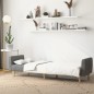 vidaXL Sofá cama de 2 plazas tela gris claro vidaXL Sofá cama de 2 plazas tela gris claro