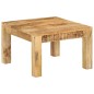 vidaXL Mesa de centro de madera maciza de mango 55x55x35 cm vidaXL Mesa de centro de madera maciza de mango 55x55x35 cm