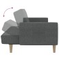 vidaXL Sofá cama de 2 plazas tela gris claro vidaXL Sofá cama de 2 plazas tela gris claro
