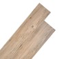 vidaXL Lamas de suelo no autoadhesivas PVC marrón roble 5,26 m² 2 mm vidaXL Lamas de suelo no autoadhesivas PVC marrón roble 5,26 m² 2 mm