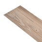 vidaXL Lamas de suelo no autoadhesivas PVC marrón roble 5,26 m² 2 mm vidaXL Lamas de suelo no autoadhesivas PVC marrón roble 5,26 m² 2 mm