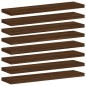vidaXL Estantes pared 8uds madera ingeniería marrón roble 40x10x1,5 cm vidaXL Estantes pared 8uds madera ingeniería marrón roble 40x10x1,5 cm
