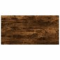 vidaXL Estantes pared 8 uds madera ingeniería roble humo 40x20x1,5 cm