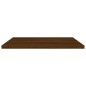 vidaXL Estantes pared 4 uds madera ingeniería marrón roble 40x50x1,5cm vidaXL Estantes pared 4 uds madera ingeniería marrón roble 40x50x1,5cm