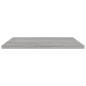 vidaXL Estantes pared 4 uds madera ingeniería gris Sonoma 40x50x1,5 cm