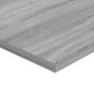 vidaXL Estantes pared 4 uds madera ingeniería gris Sonoma 40x50x1,5 cm