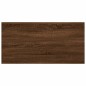 vidaXL Estantes pared 4 uds madera ingeniería marrón roble 60x20x1,5cm vidaXL Estantes pared 4 uds madera ingeniería marrón roble 60x20x1,5cm