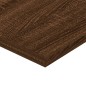 vidaXL Estantes pared 4 uds madera ingeniería marrón roble 60x20x1,5cm vidaXL Estantes pared 4 uds madera ingeniería marrón roble 60x20x1,5cm