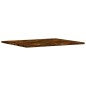 vidaXL Estantes pared 4 uds madera ingeniería roble humo 60x50x1,5 cm vidaXL Estantes pared 4 uds madera ingeniería roble humo 60x50x1,5 cm