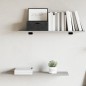 vidaXL Estantes pared 4 uds madera ingeniería gris Sonoma 80x20x1,5 cm vidaXL Estantes pared 4 uds madera ingeniería gris Sonoma 80x20x1,5 cm