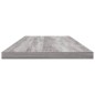 vidaXL Estantes pared 4 uds madera ingeniería gris Sonoma 80x20x1,5 cm vidaXL Estantes pared 4 uds madera ingeniería gris Sonoma 80x20x1,5 cm
