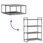 vidaXL Estantes pared 4 uds madera ingeniería gris Sonoma 80x40x1,5 cm vidaXL Estantes pared 4 uds madera ingeniería gris Sonoma 80x40x1,5 cm