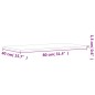 vidaXL Estantes pared 4 uds madera ingeniería gris Sonoma 80x40x1,5 cm vidaXL Estantes pared 4 uds madera ingeniería gris Sonoma 80x40x1,5 cm