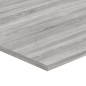 vidaXL Estantes pared 4 uds madera ingeniería gris Sonoma 100x50x1,5cm