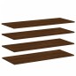 vidaXL Estantes pared 4 uds madera ingeniería marrón 100x40x1,5 cm vidaXL Estantes pared 4 uds madera ingeniería marrón 100x40x1,5 cm
