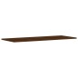 vidaXL Estantes pared 4 uds madera ingeniería marrón 100x40x1,5 cm vidaXL Estantes pared 4 uds madera ingeniería marrón 100x40x1,5 cm