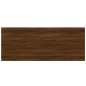 vidaXL Estantes pared 4 uds madera ingeniería marrón 100x40x1,5 cm vidaXL Estantes pared 4 uds madera ingeniería marrón 100x40x1,5 cm