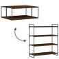 vidaXL Estantes pared 4 uds madera ingeniería marrón 100x40x1,5 cm vidaXL Estantes pared 4 uds madera ingeniería marrón 100x40x1,5 cm