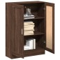 vidaXL Armario de madera de ingeniería roble oscuro 82,5x30,5x115 cm vidaXL Armario de madera de ingeniería roble oscuro 82,5x30,5x115 cm