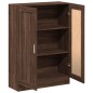 vidaXL Armario de madera de ingeniería roble oscuro 82,5x30,5x115 cm vidaXL Armario de madera de ingeniería roble oscuro 82,5x30,5x115 cm