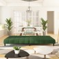 vidaXL Sofá cama de 2 plazas terciopelo verde oscuro vidaXL Sofá cama de 2 plazas terciopelo verde oscuro