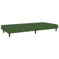 vidaXL Sofá cama de 2 plazas terciopelo verde oscuro vidaXL Sofá cama de 2 plazas terciopelo verde oscuro