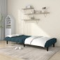 vidaXL Sofá cama de 2 plazas terciopelo azul vidaXL Sofá cama de 2 plazas terciopelo azul