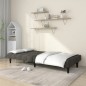 vidaXL Sofá cama de 2 plazas terciopelo gris oscuro vidaXL Sofá cama de 2 plazas terciopelo gris oscuro