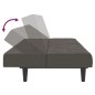 vidaXL Sofá cama de 2 plazas terciopelo gris oscuro vidaXL Sofá cama de 2 plazas terciopelo gris oscuro