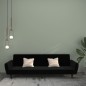 vidaXL Sofá cama de 2 plazas terciopelo negro