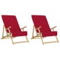 vidaXL Toallas de playa 2 uds tela burdeos 400 g/m² 60x135 cm vidaXL Toallas de playa 2 uds tela burdeos 400 g/m² 60x135 cm