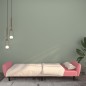 vidaXL Sofá cama de 2 plazas terciopelo rosa vidaXL Sofá cama de 2 plazas terciopelo rosa