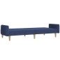 vidaXL Sofá cama de 2 plazas tela azul vidaXL Sofá cama de 2 plazas tela azul