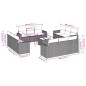 vidaXL Set de sofás de jardín y cojines 13 pzas ratán sintético negro vidaXL Set de sofás de jardín y cojines 13 pzas ratán sintético negro