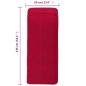 vidaXL Toallas de playa 2 uds tela burdeos 400 g/m² 60x135 cm vidaXL Toallas de playa 2 uds tela burdeos 400 g/m² 60x135 cm