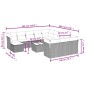vidaXL Set sofás de jardín con cojines 13 pzas ratán sintético beige vidaXL Set sofás de jardín con cojines 13 pzas ratán sintético beige