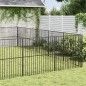 vidaXL Corralito para perros con 20 paneles acero galvanizado negro vidaXL Corralito para perros con 20 paneles acero galvanizado negro